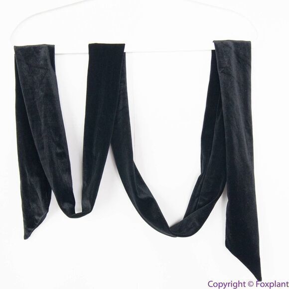 NEW Eloquii black Relaxed Velvet Jumpsuit with pockets, 26/28 - Picture 3 of 16